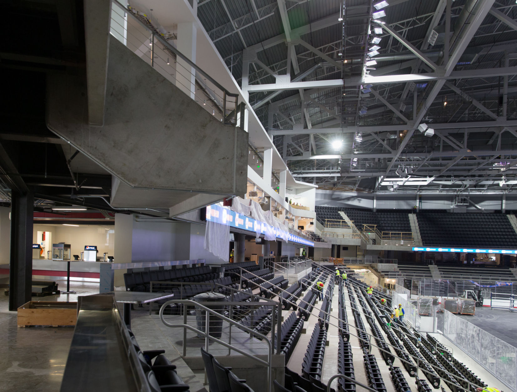Baxter Arena - Upper-level seats